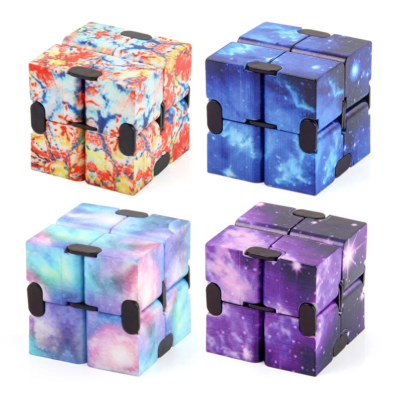 Starry Sky Infinity Anxiety Cube Sensoryczny autyzm ADHD Zabawki antystresowe dla dorosłych Dzieci Nowość Prezent Cubo Para La Ansiedad