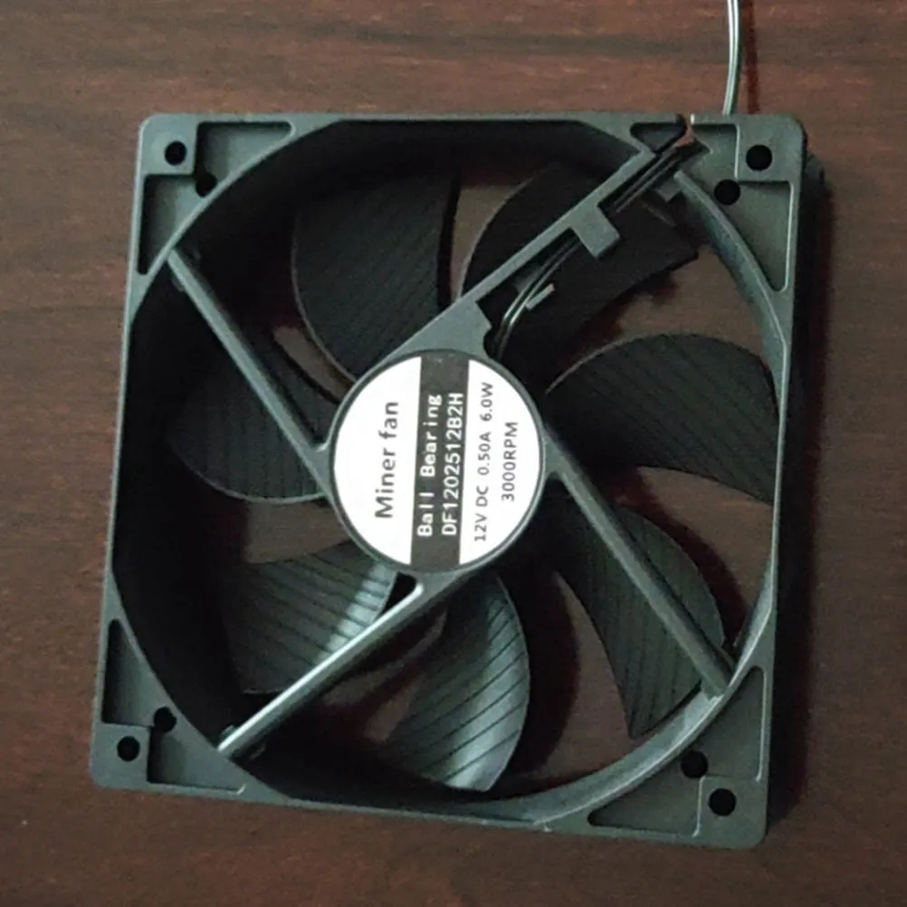 Computer Fan Double Ball Bearing 120Mm Chassis Air Cooler Industrial Radiator Cooling Device for Desktop Computer Efficient Heat