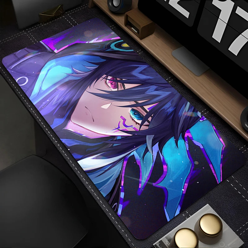 لوحة ماوس للكمبيوتر المحمول، ملحقات الكمبيوتر المكتبية، لوحة المفاتيح، حصيرة كوب مطاطية، حصيرة ماوس عالية الدقة، كبيرة G-genhin Impact Ororon، حصيرة مكتبية #4