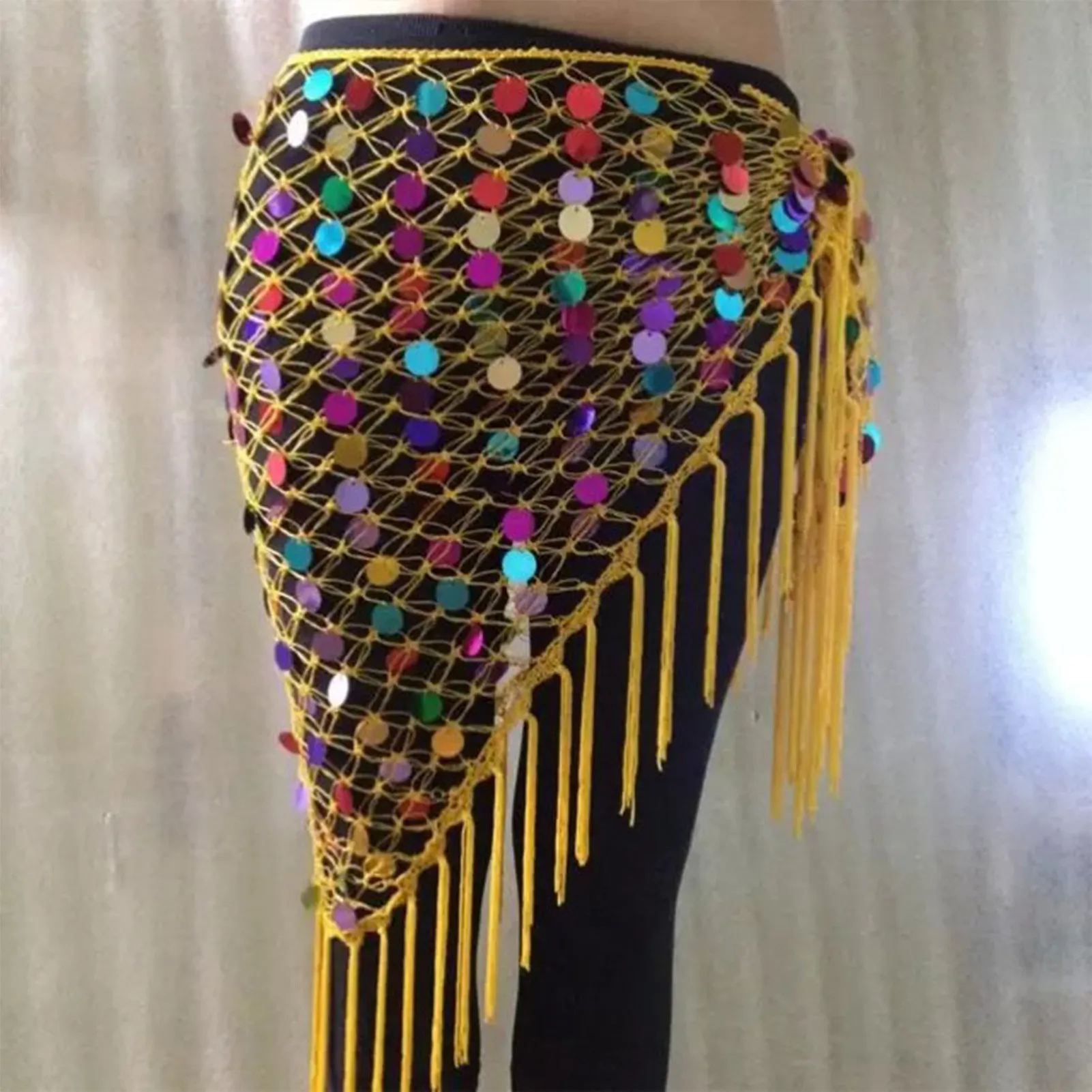 New Style Belly Dance Costumes Sequins Belly Dance Hip Scarf For Women Belly Dancing Belts