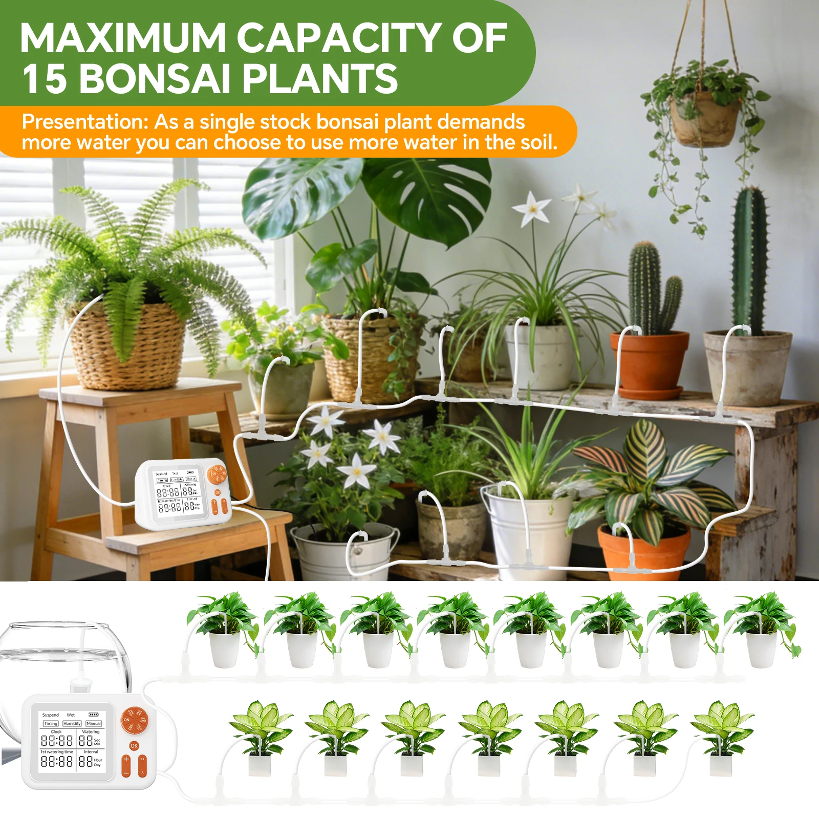 Automatisch druppelirrigatiesy - Smart Garden Click And Grow recensie en prijs
