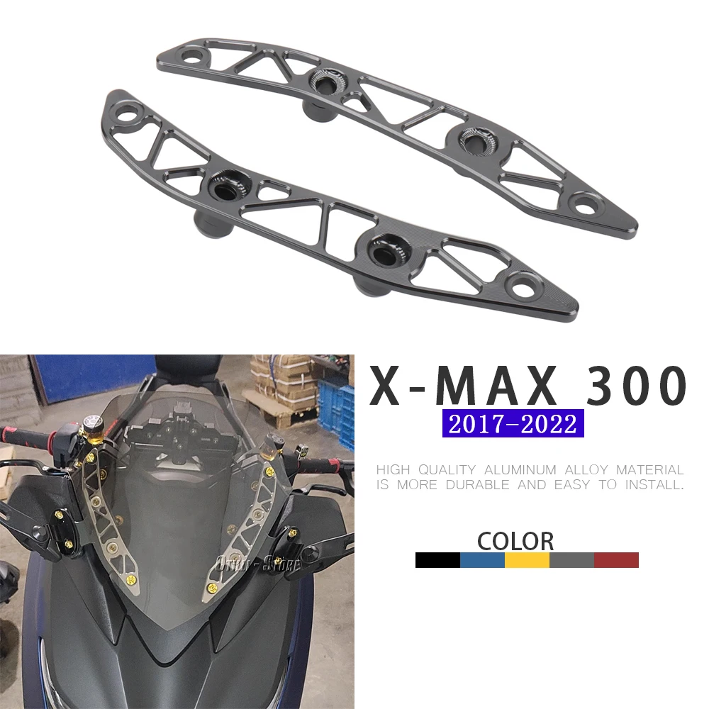 

For Yamaha XMAX300 X-MAX300 XMAX X-MAX 300 Motorcycle Accessories Windshield Deflectors Windscreens Bracket Protector 2017-2022