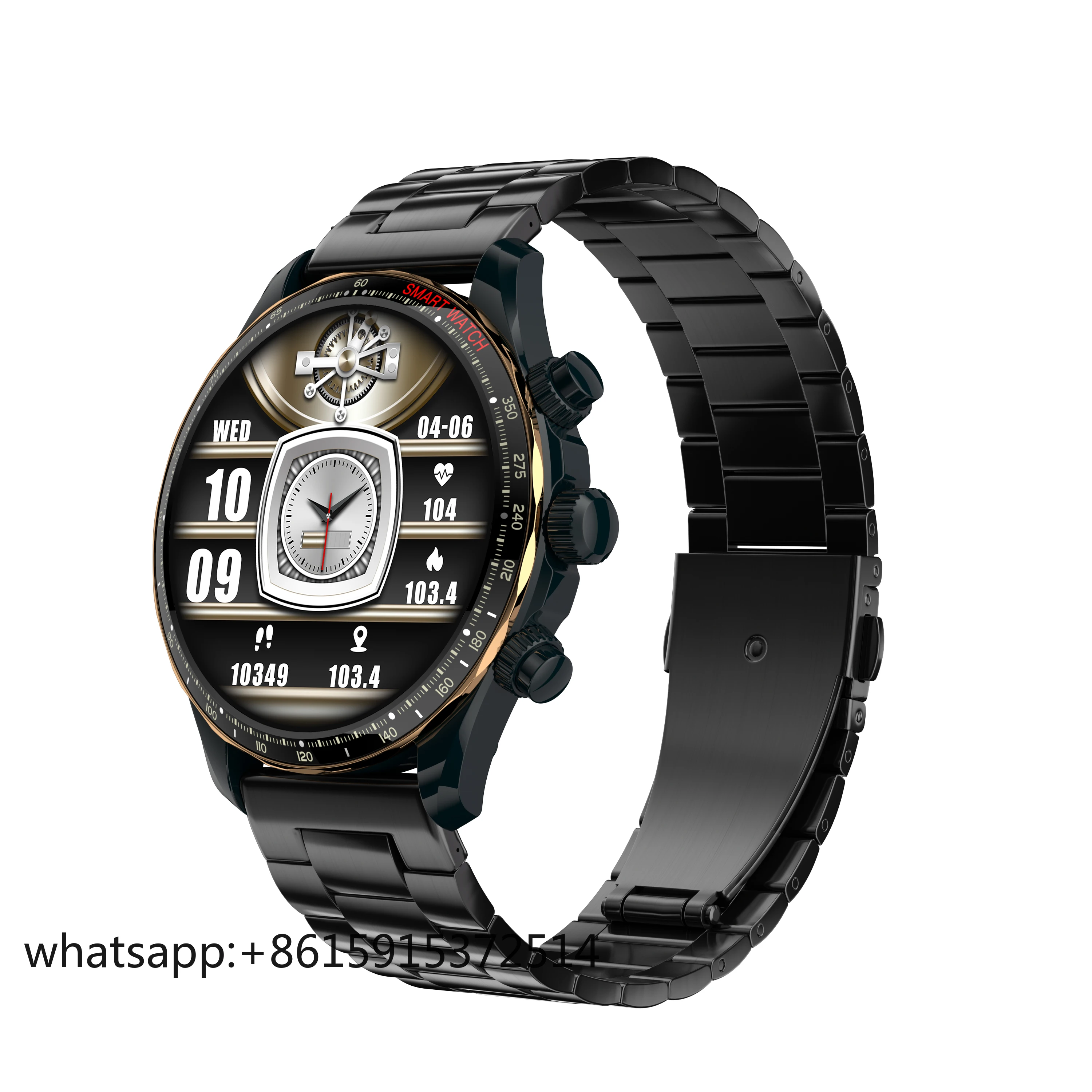 

TLCRETE Hombre Smart Watch Health Monitoring 1.43 Inch Amoled Screen IP68 Waterproof BT Call 100+ Sports Modes Smart Watch for M