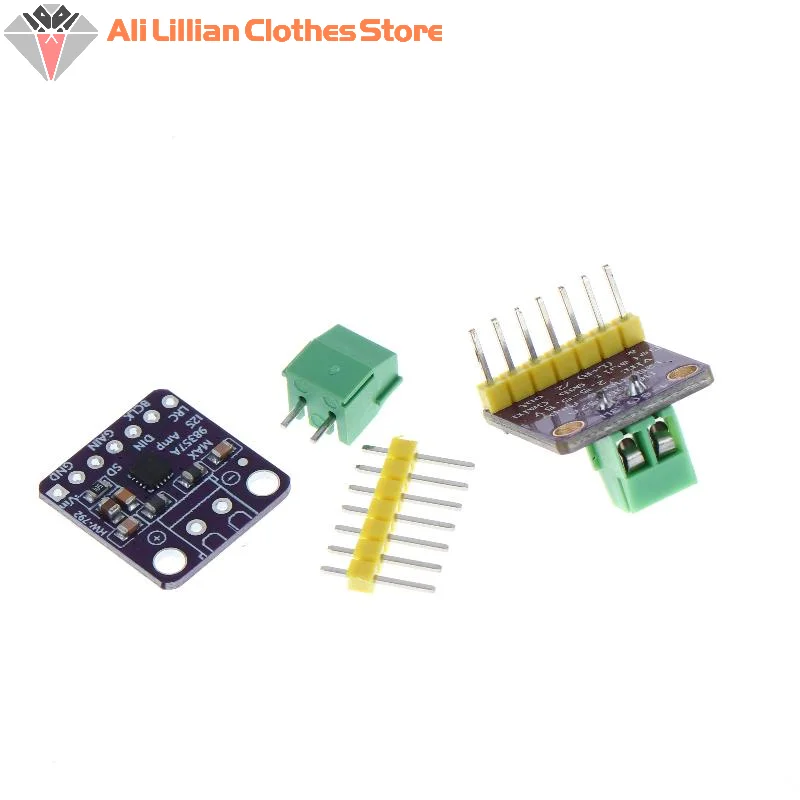 .New Sale-For Audio 1 Set Breakout Interface I2S DAC Decoder High Quality MAX98357 MAX98357A I2S 3W Class D Amplifier