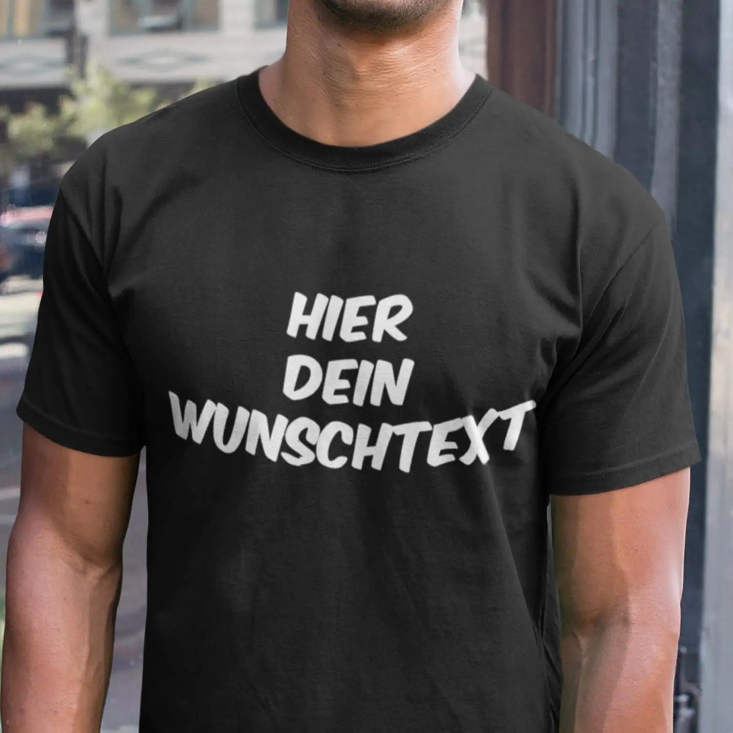 Personalisiertes Herren T Shirt Mit Eigenem Text