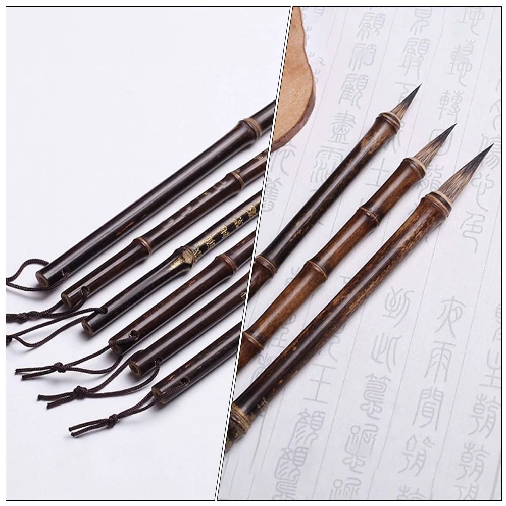 

3 Pcs Painting Brush Combination Traditional Calligraphy Stationery Chinese Pen Writing
