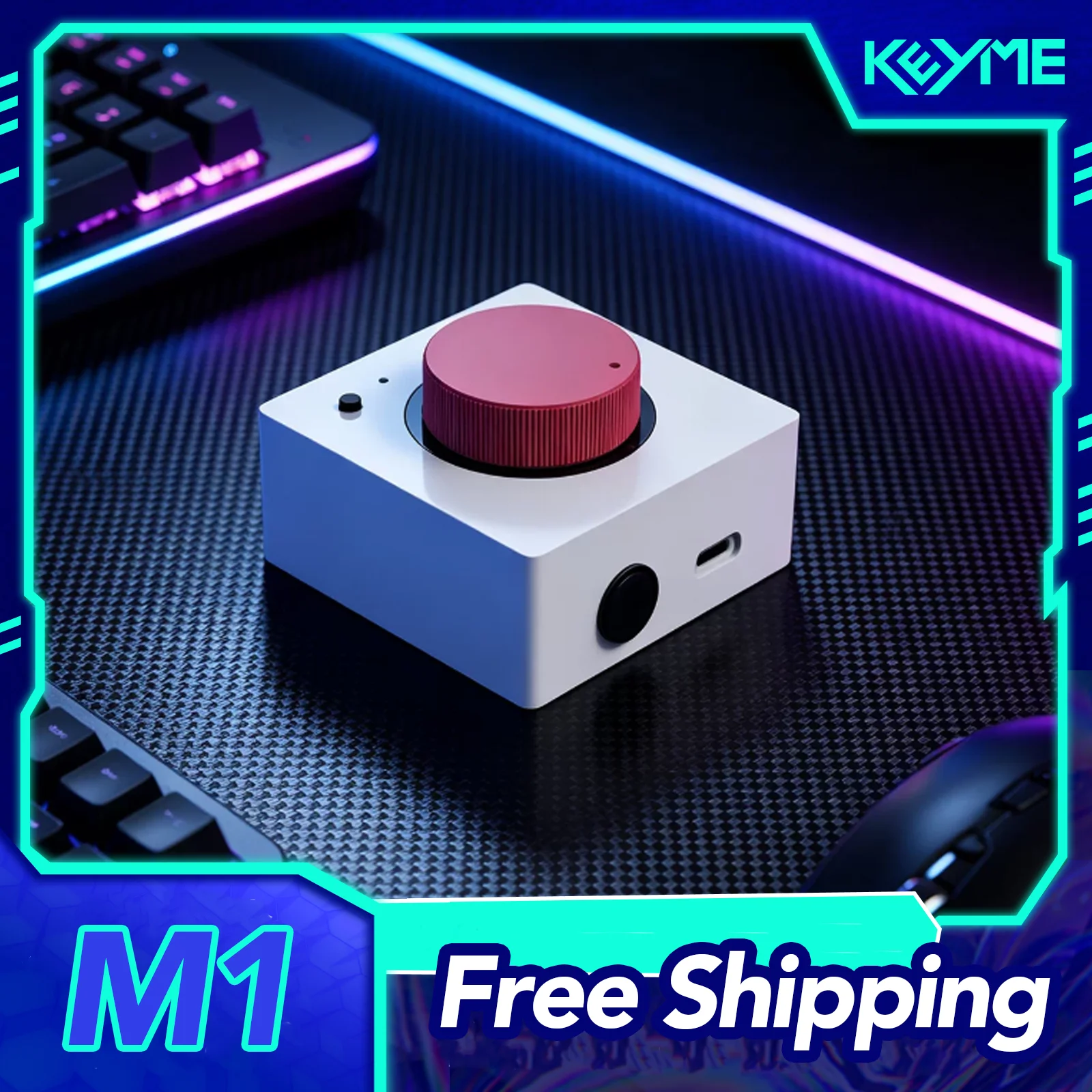 MOFANSELE Custom Volume Knob Aluminum Alloy CNC RGB Bluetooth One-touch Power On Keypad Desktop PC Gamer Accessories Gifts