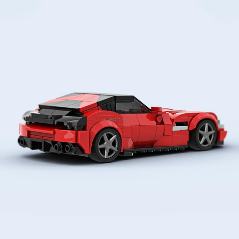 2024 Hot MOC Speed Champion City Car Ferraried Supercar Building Blocks Brick Racing Technique Creative Garage DIY Toys Gifts