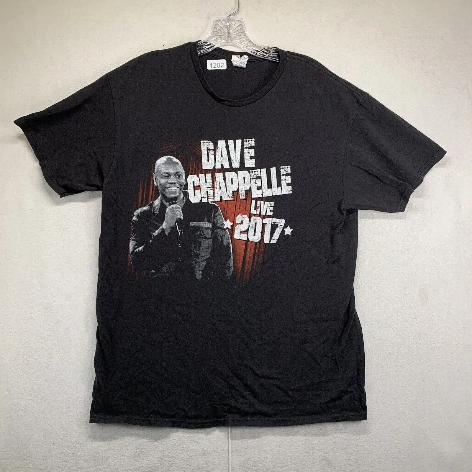 Dave Chappelle Live 2017 T Shirt Austin and Colorado Black Medium