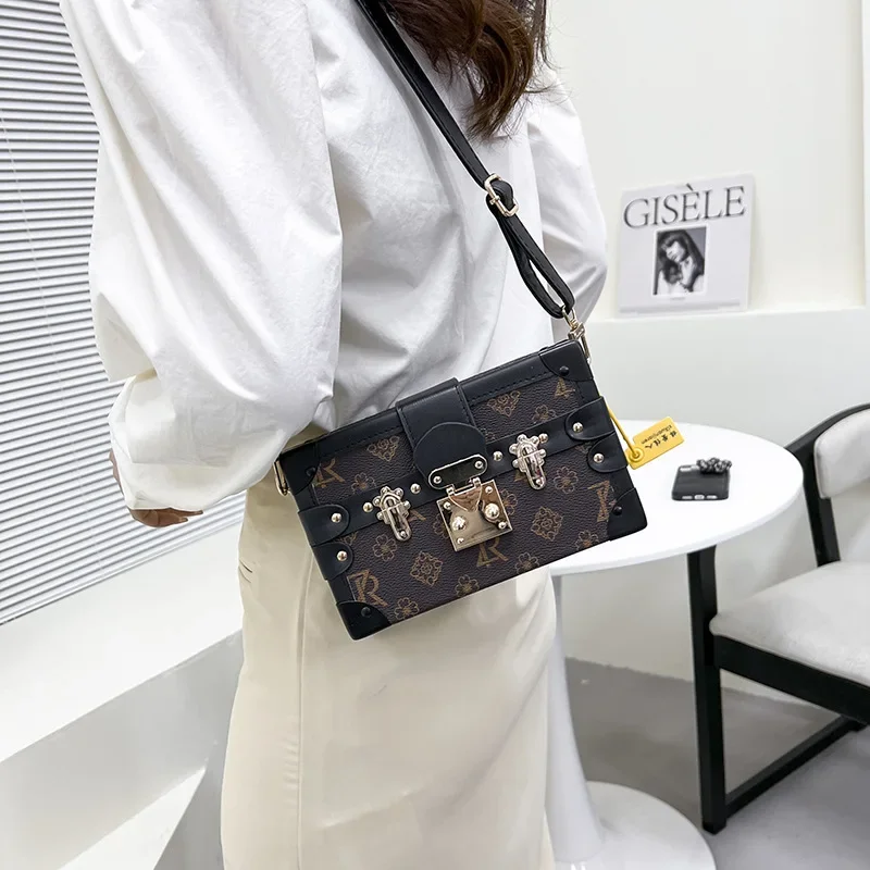 Luxury Handbags Fashion 2024 Box Women Messenger Shoulder For Daily Designer Female One Shoulder Bag