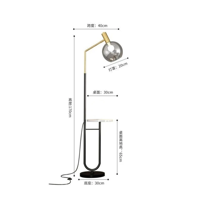 Imagem -06 - Modern Nordic Vertical Lâmpada de Assoalho Led Lâmpada de Cabeceira Criativa Luz Decorativa de Luxo Sala de Estar e Quarto Minimalista e Moderno