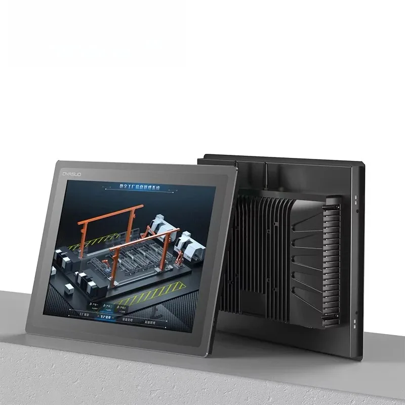 10.1 15 17.3 21,5 pollici Win Linux e Android Touch Screen senza ventola All in One Pannello computer Pc Industriale Rfid Nfc Qr