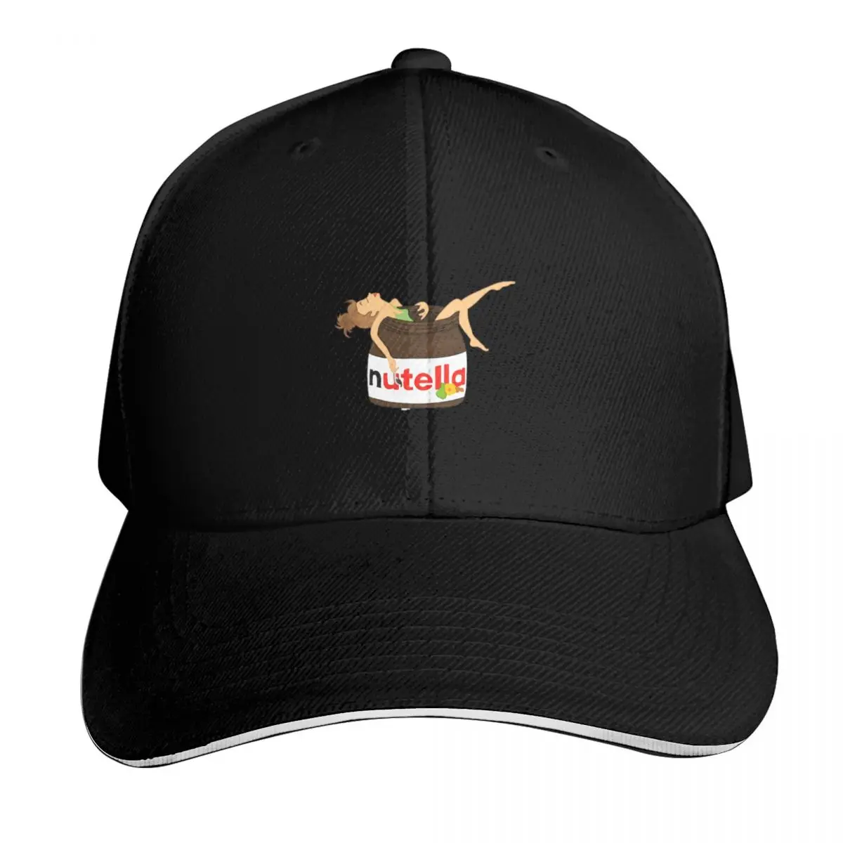 Nutella bath \t Baseball Cap Streetwear Hip Hop Trendy Vintage Retro Embroidered Lightweight Packable