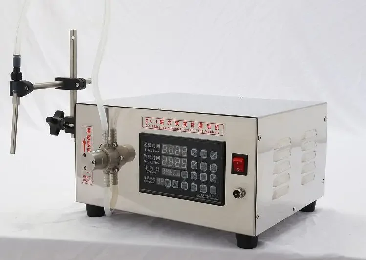 5-5000ml Single Head Unlimited Magnetic Pump Liquid Filling Machine