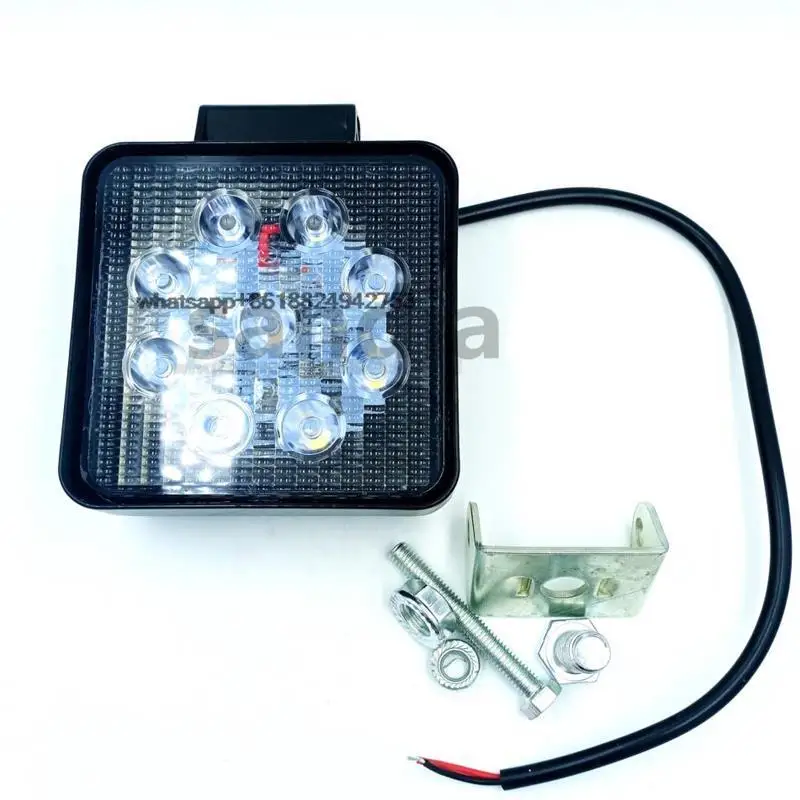 Good Excavator High Brightness Light Excavator Lamp square nine light bulbs Strong Lighting