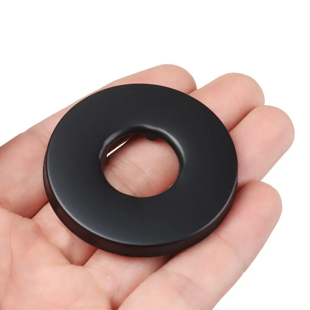 Black Stainless Steel Shower Arm Flange Replacement Wall Split Flange Faucet Decorative Cover Kitchen Bathroom Accessories