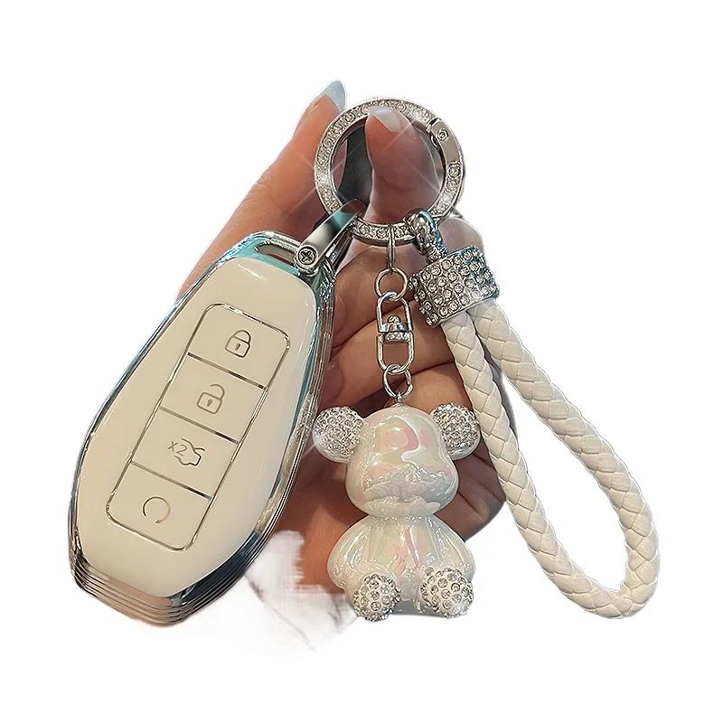 All inclusive special key set For DENZA N9 D9 dm-i ev Z9GT/N7/N8  Z9 TPU Car remote control protective case key chain