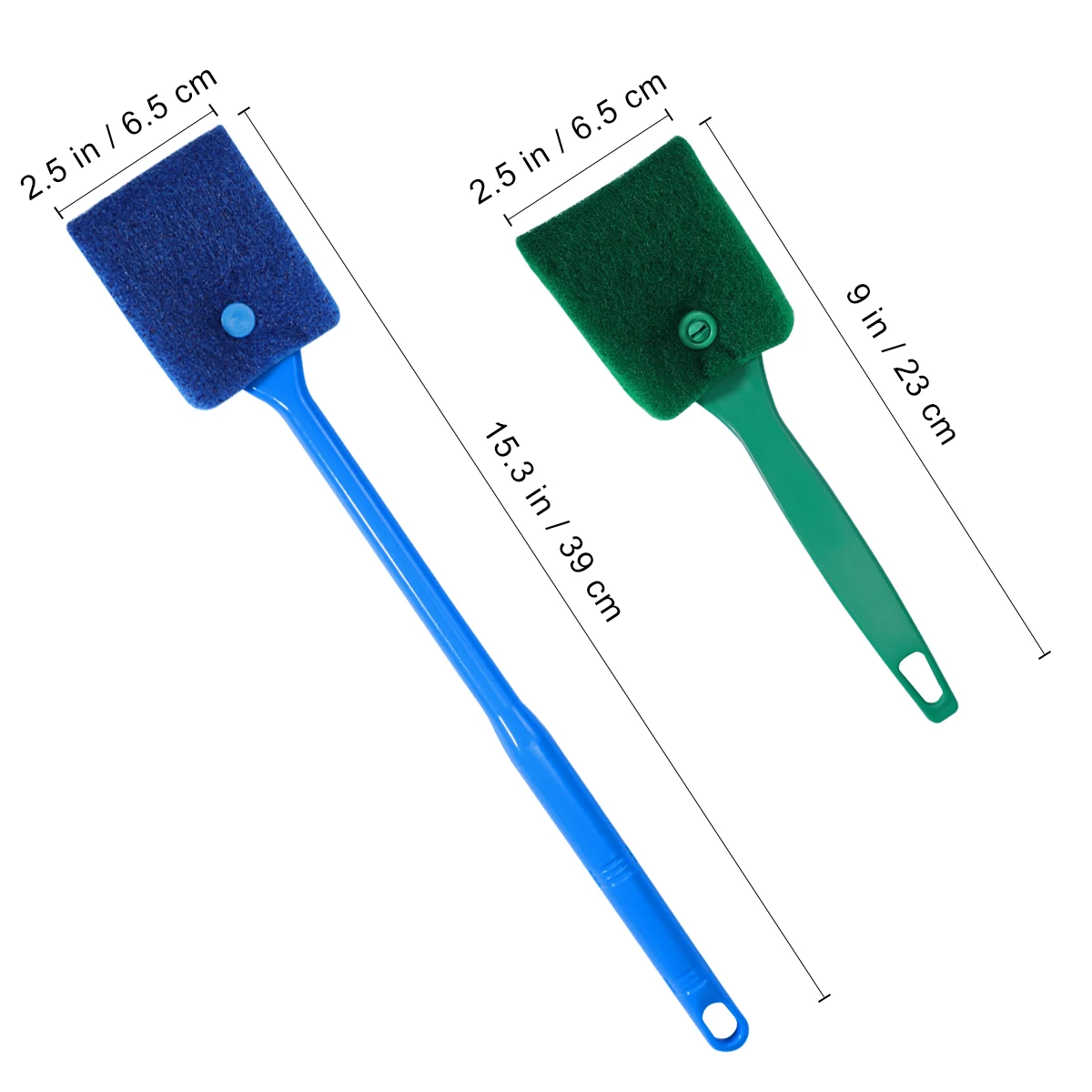 

Algae Cleaning Brush Fish Tank Accessories Double Sided Remover Freshwater Saltwater Aquarium Tools Non Slip Handle Efficient