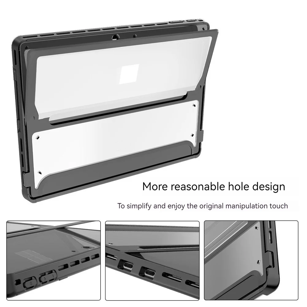 Tablet Case Stand Compatible For Surface Pro9 Microsoft Tablet Protective Cover With Holder Back Cover Shell