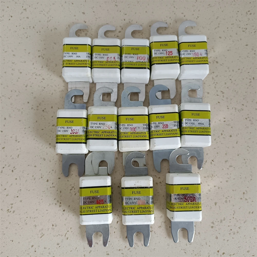 2Pcs ANL Ceramic Fuse 150V 50A 80A 100A 125A 150A 200A 250A 275A 300A 350A 400A 425A 450A 500A Bolt-on Automotive Forklift Fuse