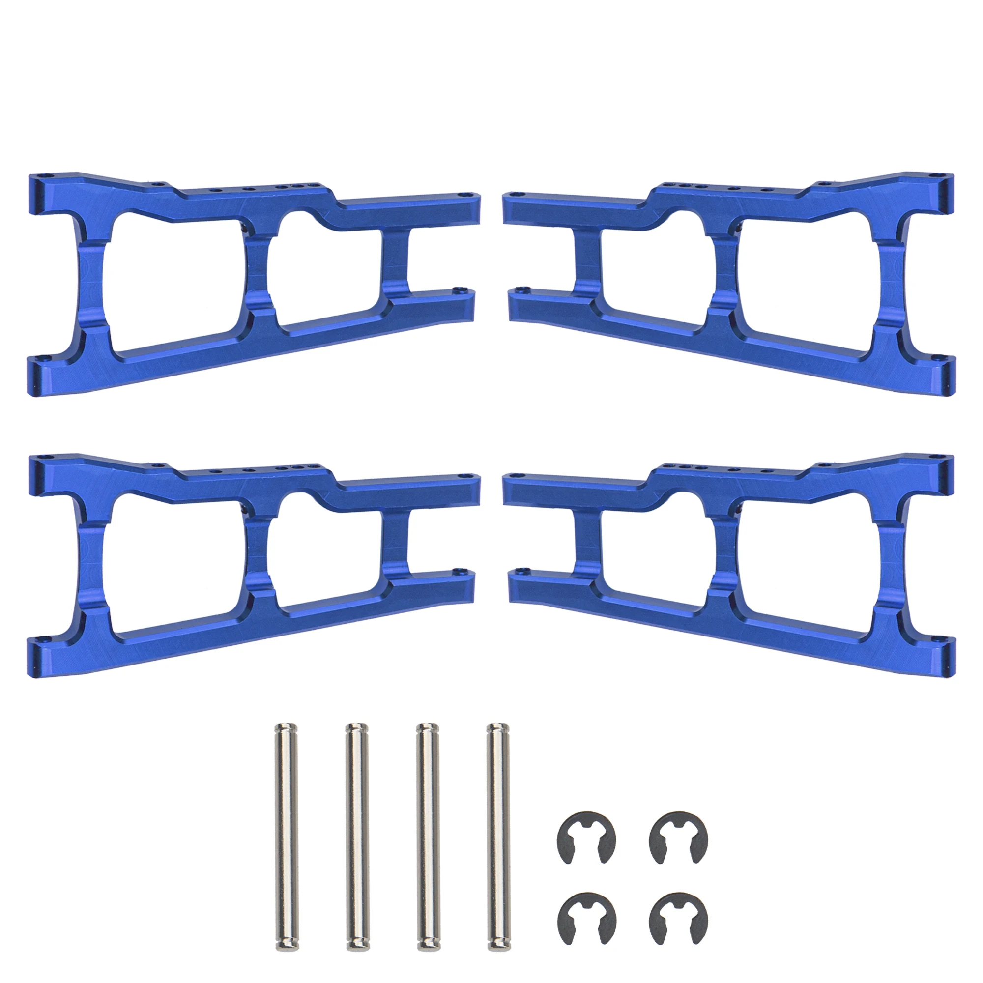 Metal Front & Rear Suspension Arms A Arms Upgrade Parts 3655 for Traxxas 1/10 Slash 4x4 4WD Stampede 4x4 4WD RC Car Truck