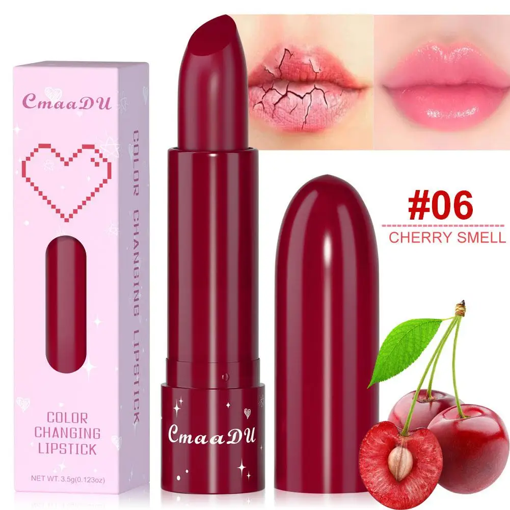 Fruit Jelly LipBalm Color Changing LipBalm Dual Use Reduce Lip Wrinkles Lasting Moisturizing Hydrating Anti-drying Natural Lips