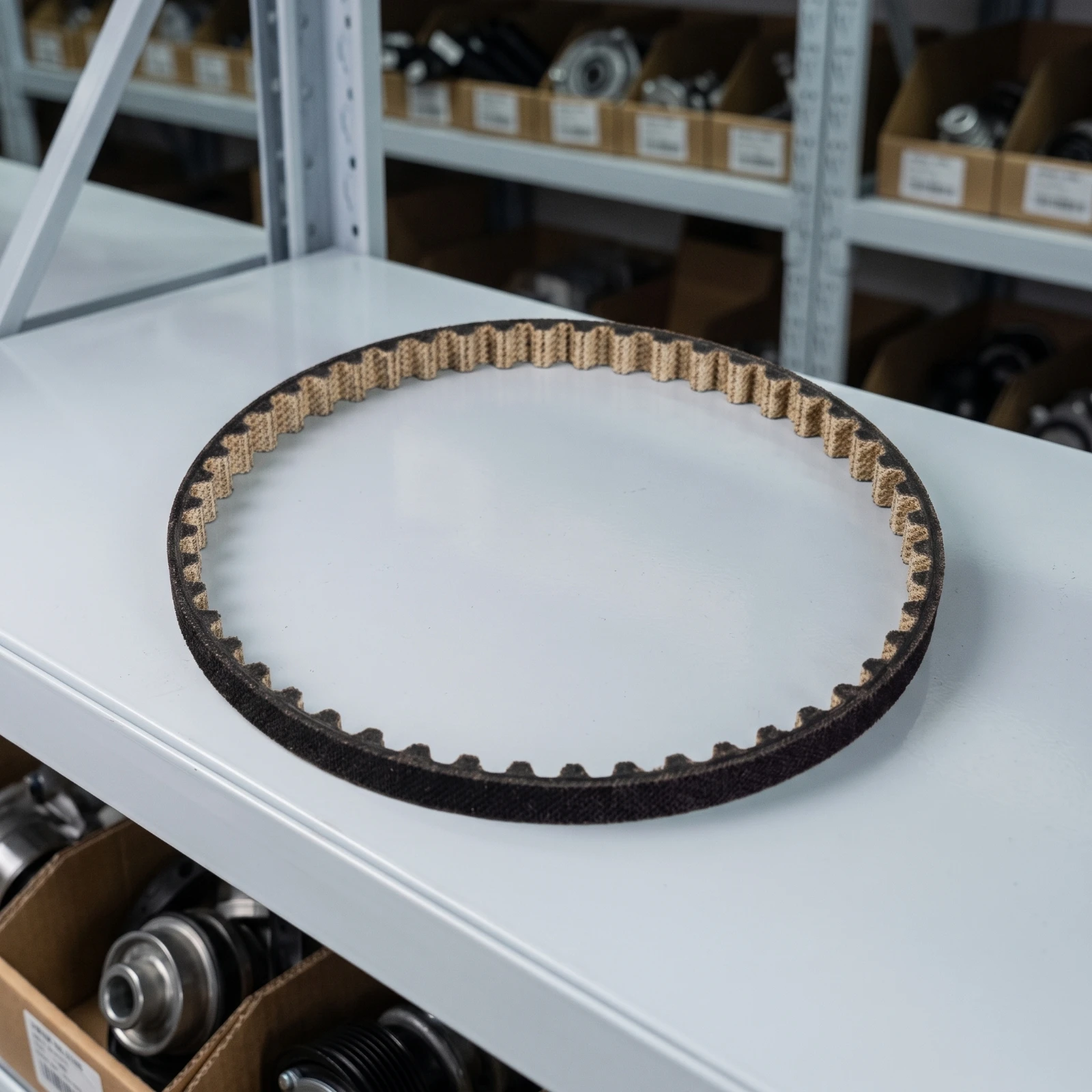 Durable Toothed Belt Reliable Synchrone Timing Drive Belt for Utility Pickup Voyager Transit Workshop Maintenance