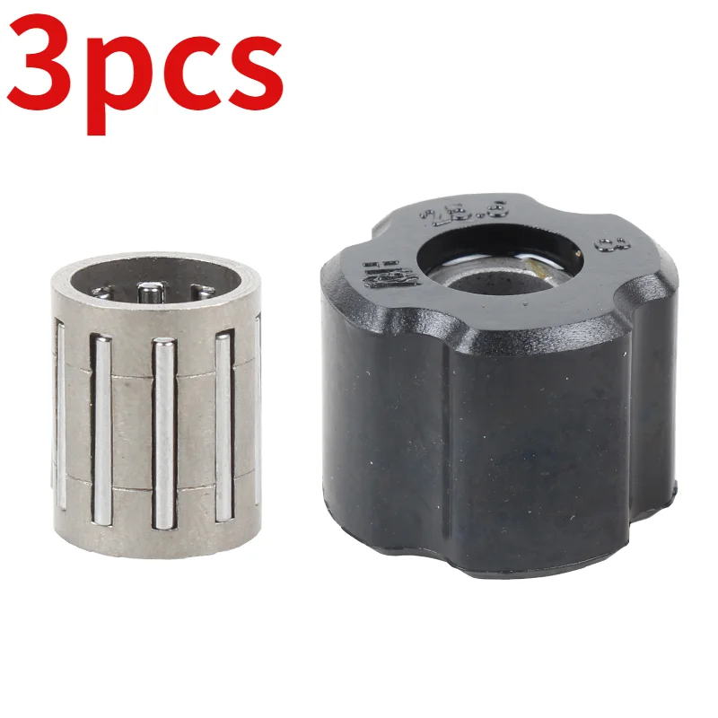 3pcs Lawn Mower Parts 40-5 Crankshaft Bearing Chainsaw 52/58 Piston Needle Roller Bearing Chain Clutch Bearing