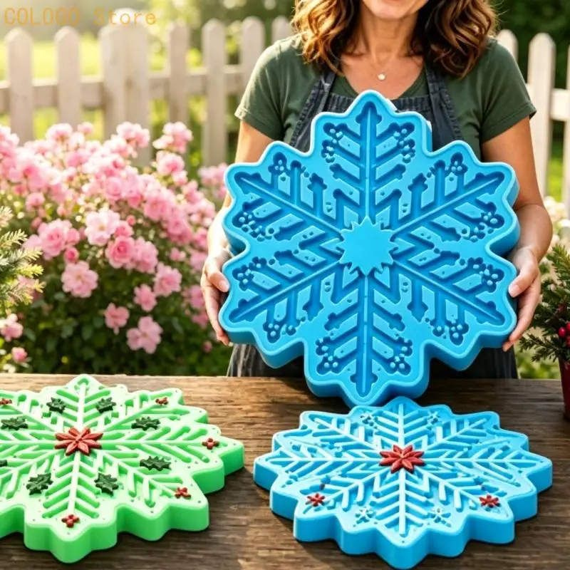 Concrete Garden Paver Casting Form for Decorative Routes, Yard Passages, Terraces, and Flower Bed Edging Projects D0LD