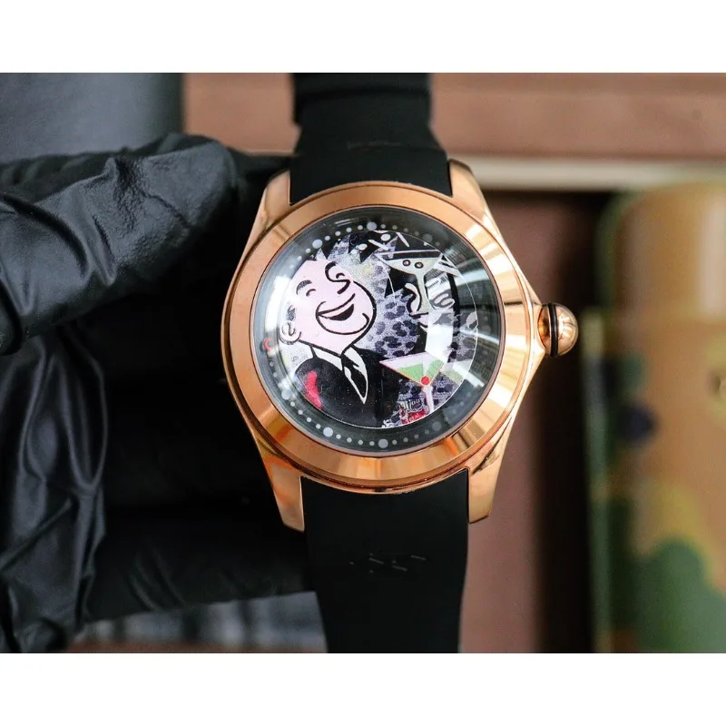 Mens Watches Automatic Mechanical Watch Tourbillon Sport Clock Leather Casual Business Retro Wristwatch Relojes Hombre Luxury