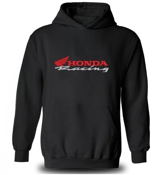 

Новая толстовка с принтом логотипа Honda, осенне-зимняя мужская и женская универсальная уличная одежда, повседневная толстовка с капюшоном для мотоцикла