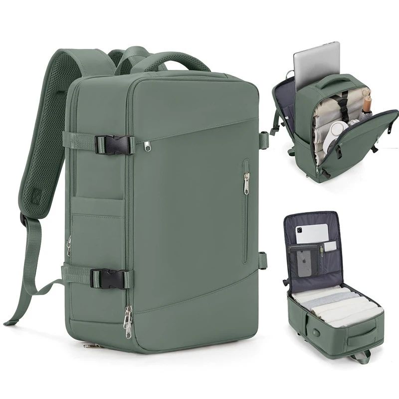 Women's travel backpack, large capacity, ultra-lightweight, multifunctional luggage backpack for short trips and business trips