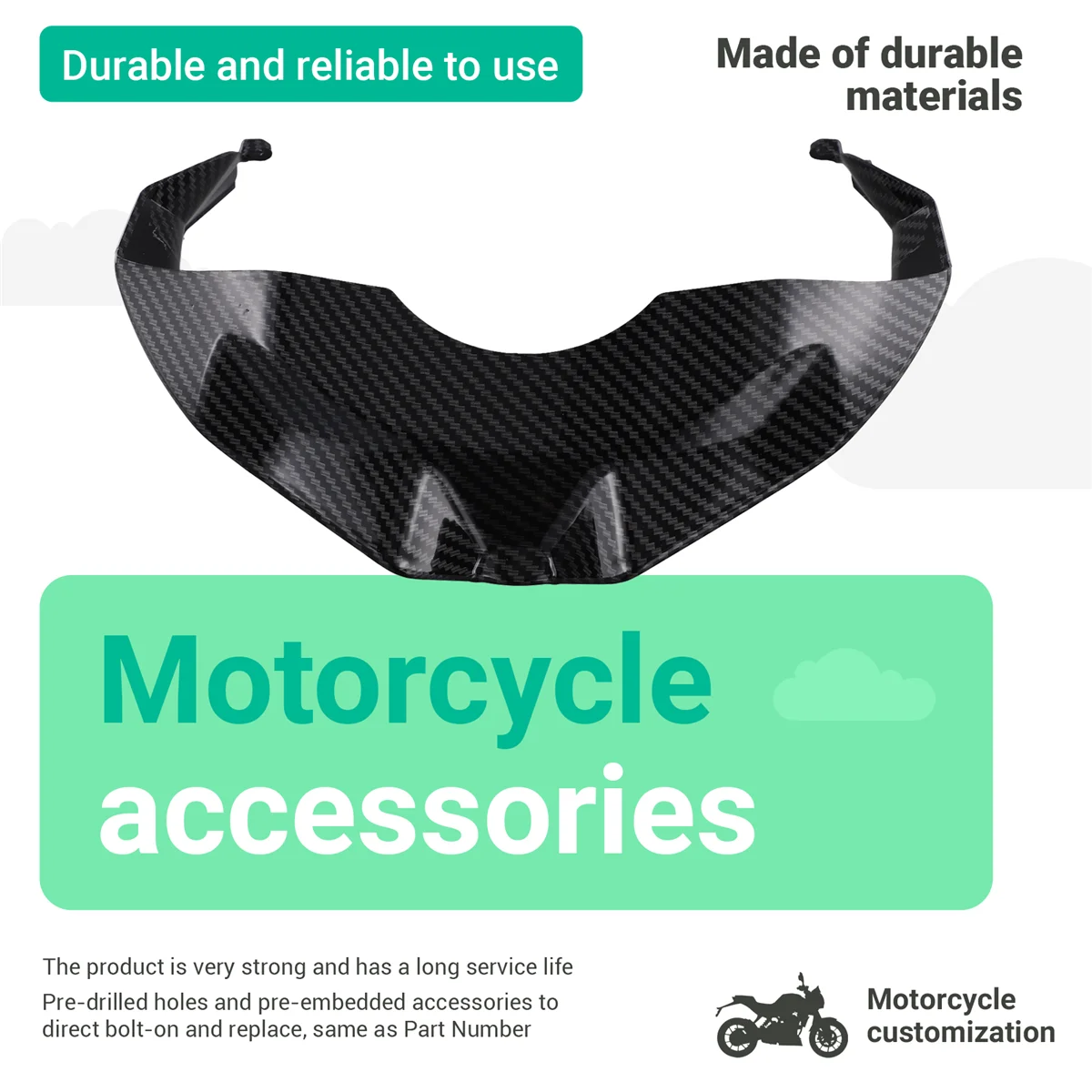 

Premium Front Under Headlight Air Intake Fairing for