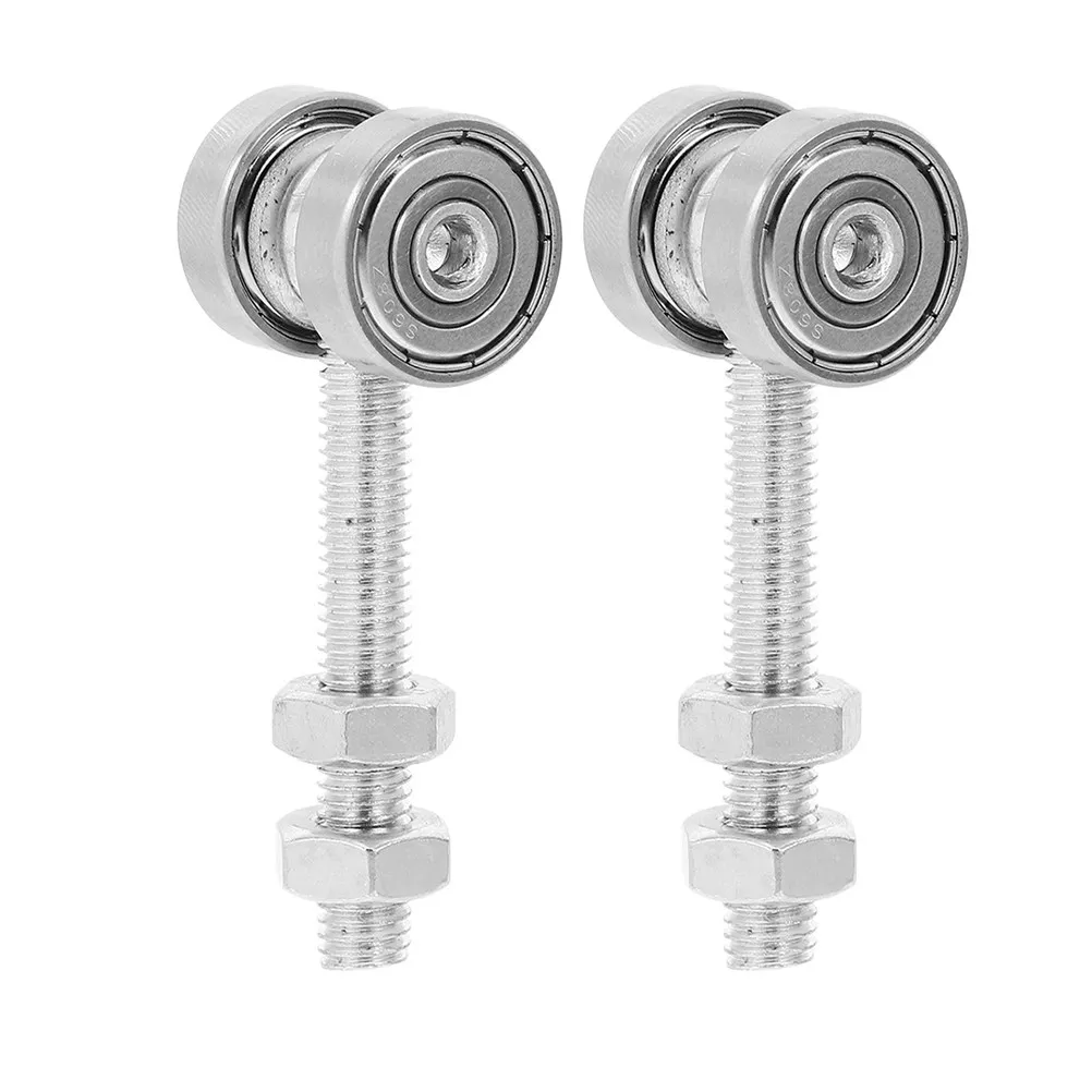 2Pcs Sliding Door Guide Wheels Heavy Duty Bearing Smooth Quiet Sliding Replacement for Closet Wardrobe Barn Patio