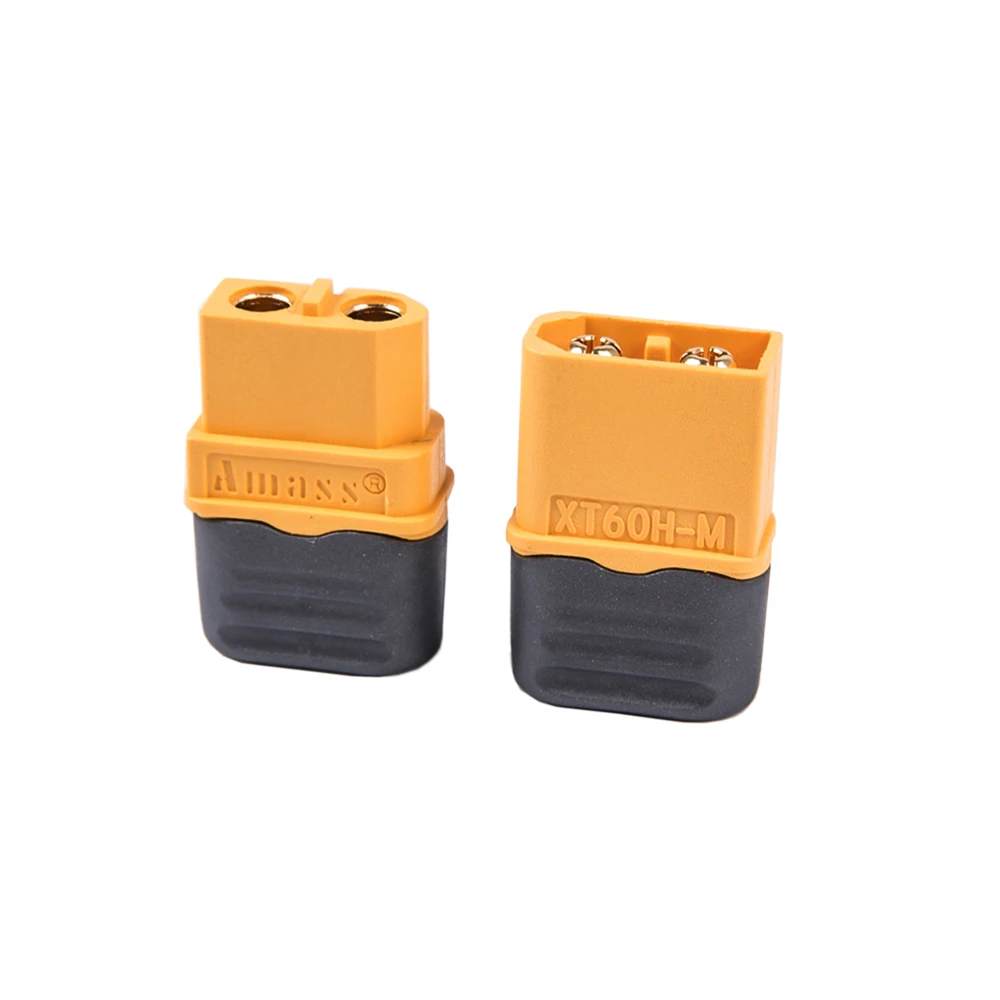 20PCS Amass XT60H Connector Sheath Housing Lithium Battery Discharging Terminal for Scooter Charging Interface Upgrade From XT60