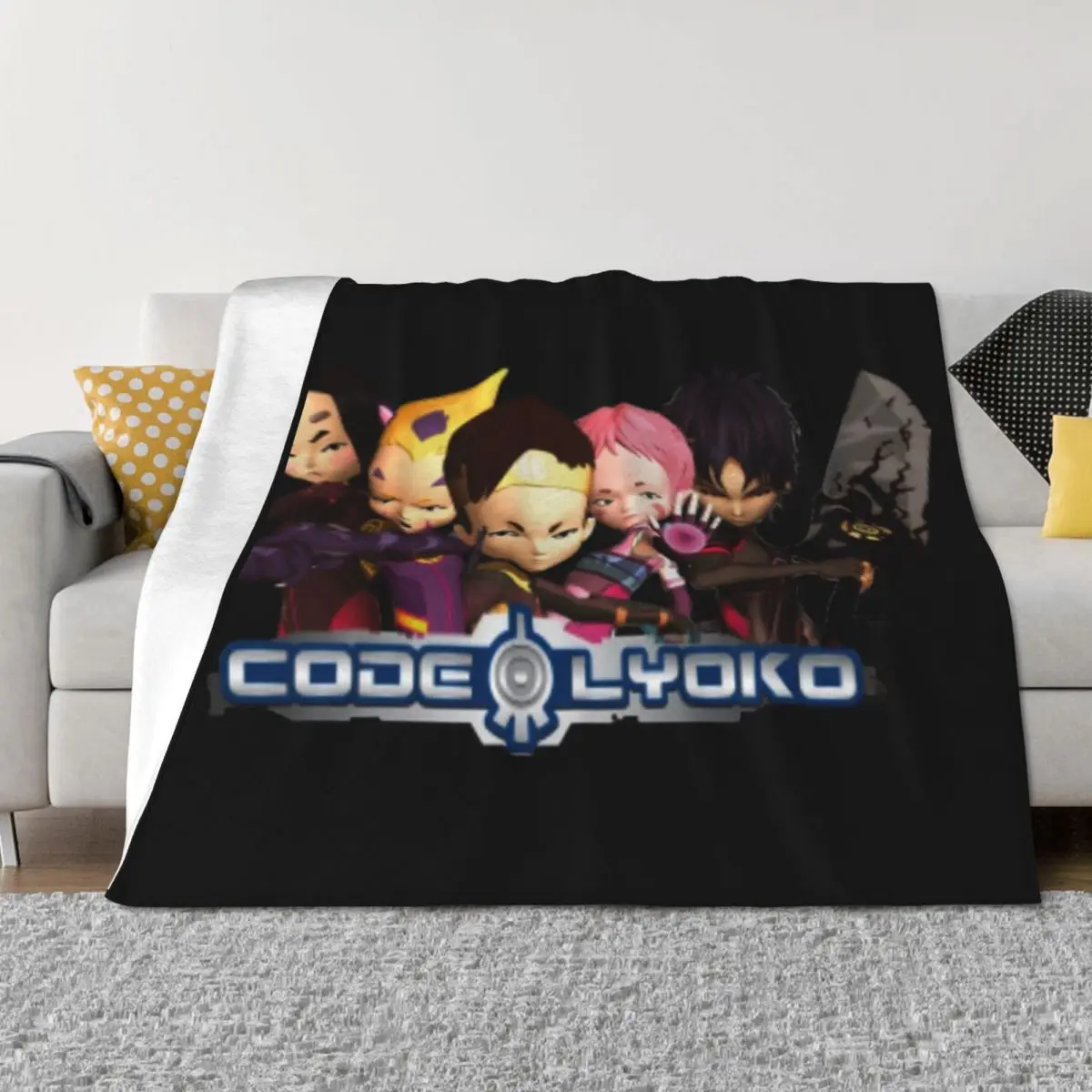 

Code Lyoko Throw Blanket funny gift Luxury Designer Kid'S decorative Blankets