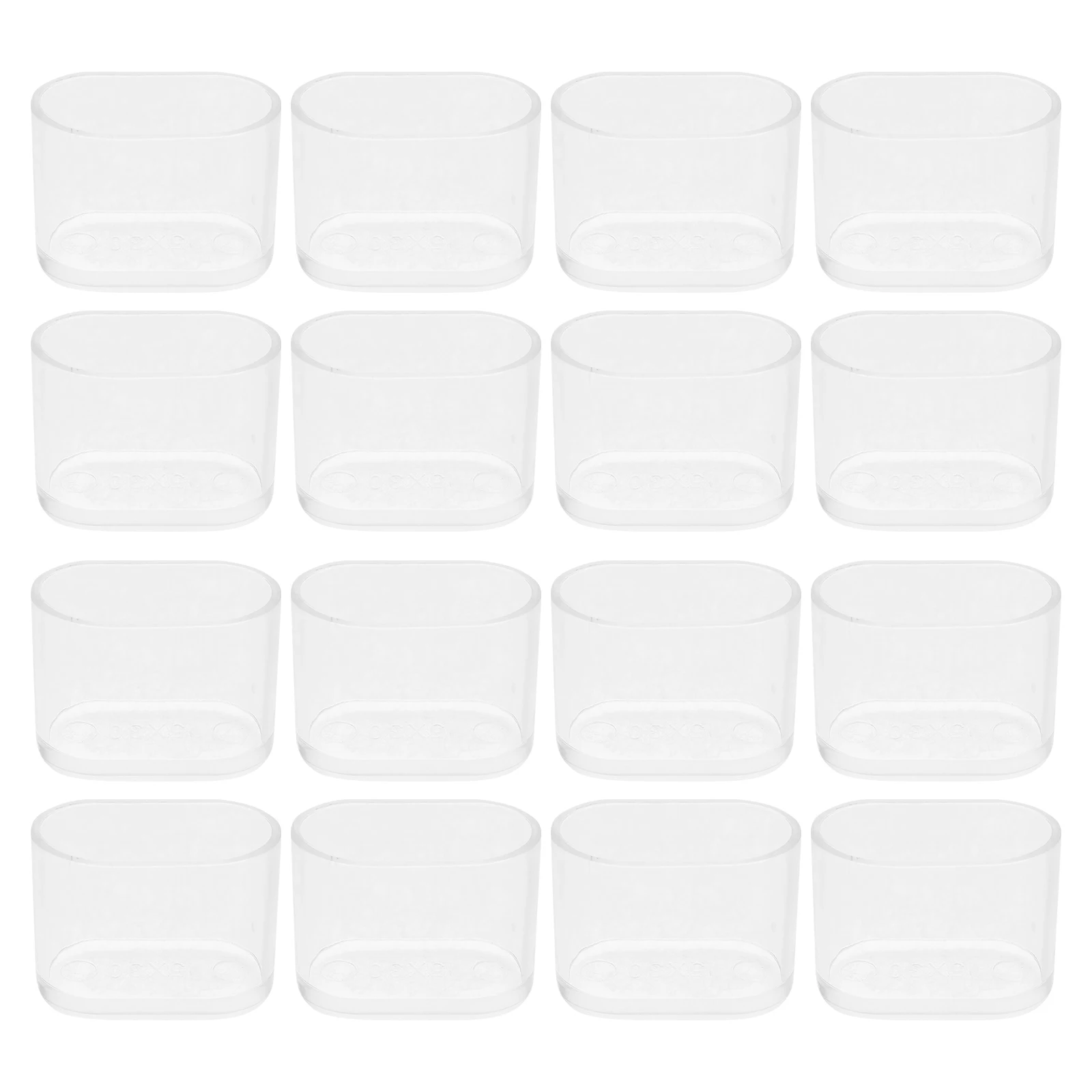 

16pcs Anti-slip PVC Furniture Leg Protectors 15x30mm Transparent Chair Table Feet Pads for Hardwood Floors Sturdy Long Lasting