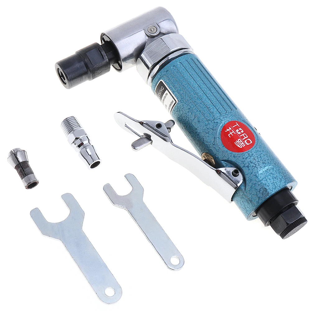 TORO Air Grinder 1/4&1/8 Pneumatic Angle Die Grinder 90 Degree 3MM&6MM Air Die Grinding Tools 25000rpm for Woodworking