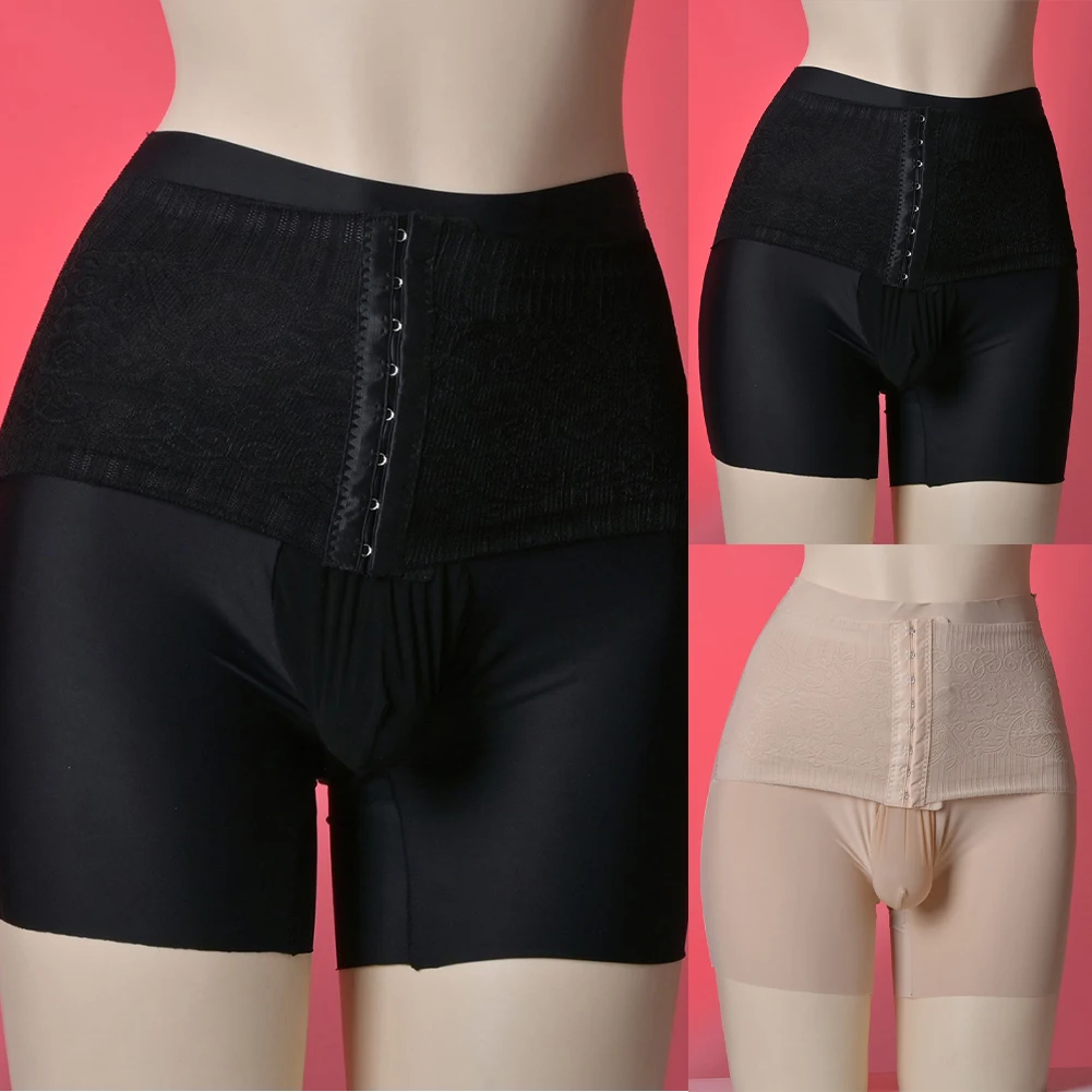 

Мужские корректирующие трусы-боди с высокой талией, моделирующий пояс-корсет, модные мужские трусы