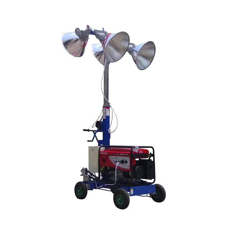 Mobile LED Light Tower for Construction & Mining White IP67 Rated 360 Beam Angle 3-Year Warranty Customized
