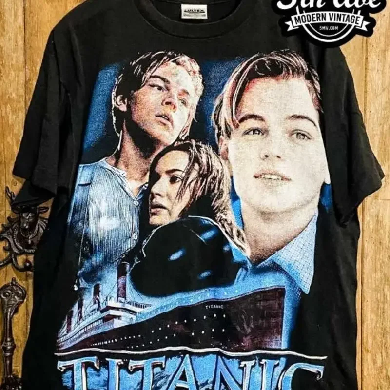 Titanic Aop All Over Print New Vintage Movie T Shirt