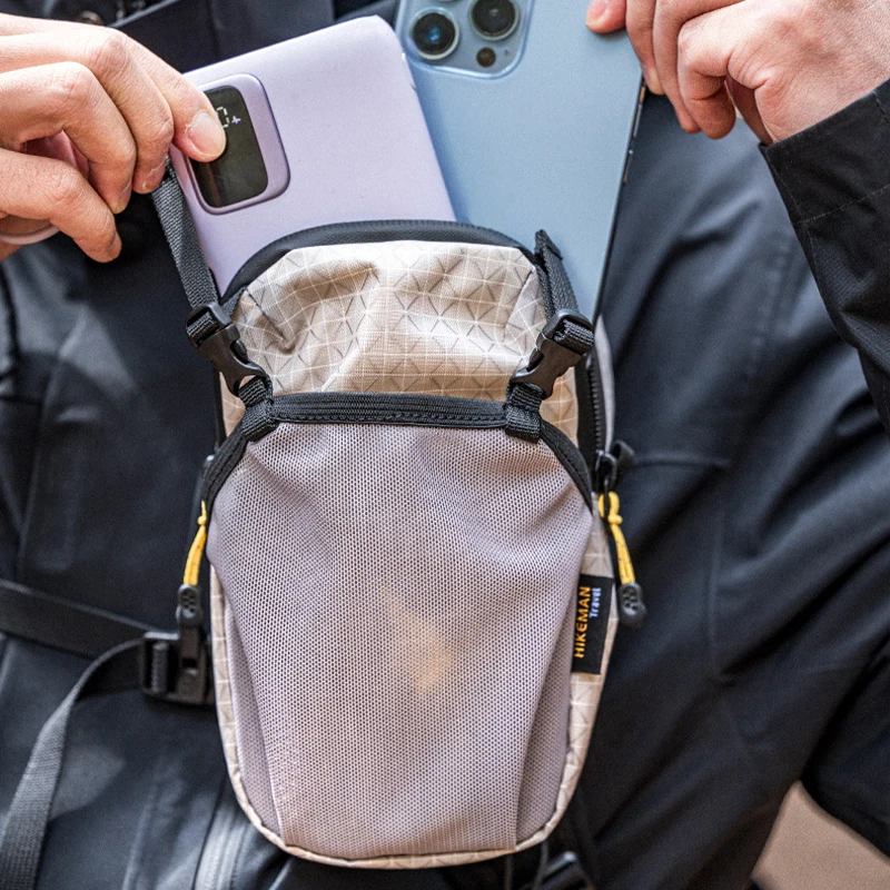 

Outdoor Sports Waist Bag Mobile Phone Bag Tactical Hanging Pack for Backpack Expansion Shoulder Bags Lightweight Hiking Gear