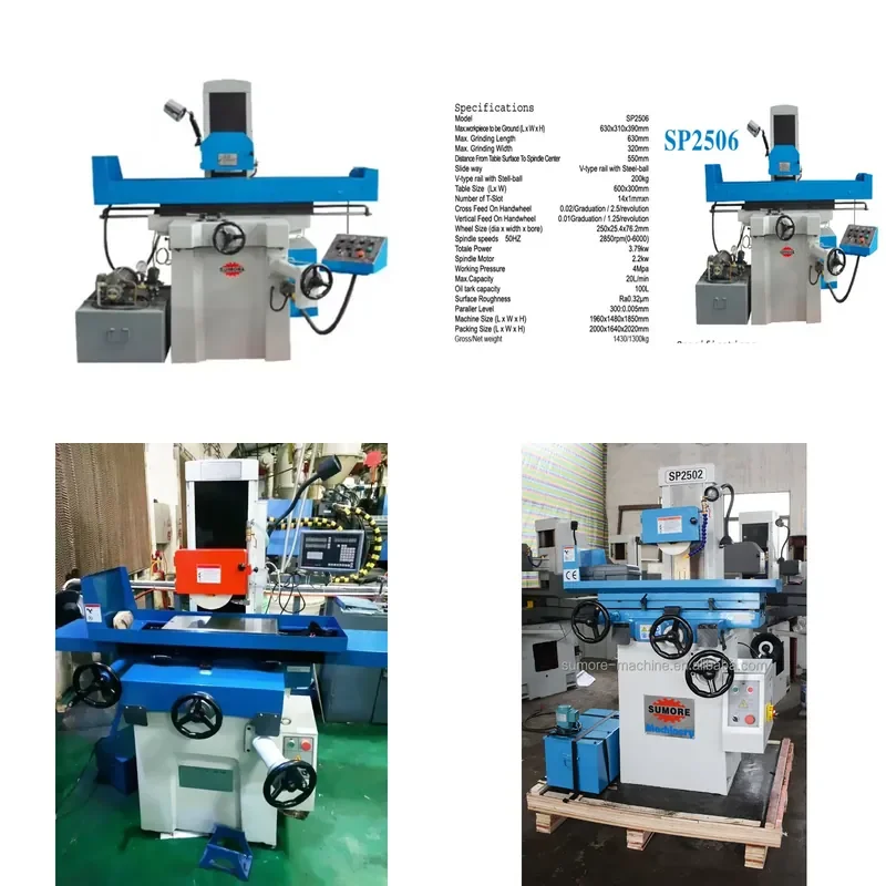 for SUMORE SP2506 Surface Grinder High Precision My1224 Model Industrial Grinding Machine for Metal Working Shop Equipment