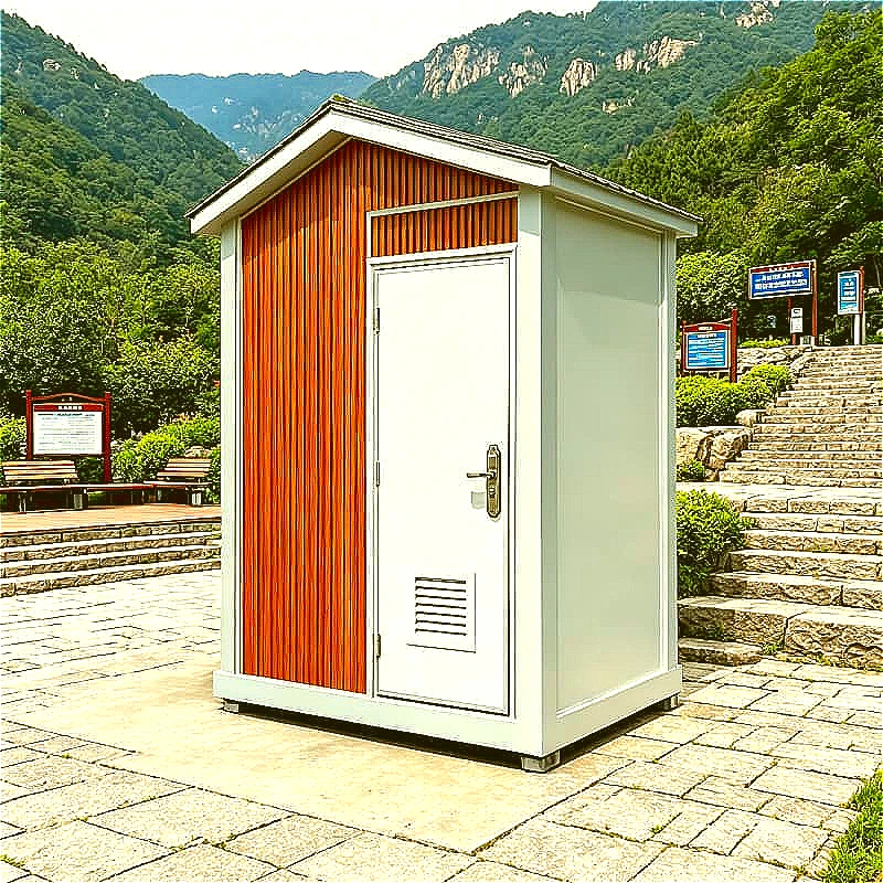 Custom Built Container Toilet 20ft Mobile Restroom With Tailored Layout For Construction Site Customized Container Toilet