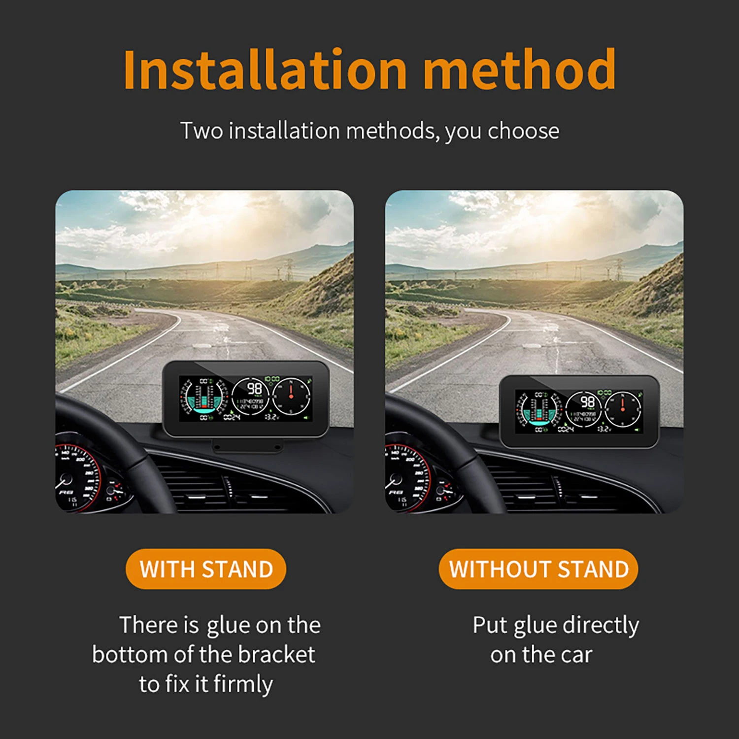 M50 HD Car GPS Head Up Display M60 Digital Speed Compass Voltage Meter Display For Off Road Accessories 4x4 On-Board Computer