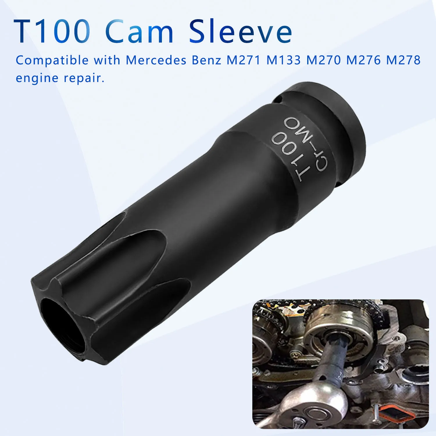 Suitable for Mercedes Benz M157/M276/M278 engine timing tool with T100 and injector removal pull tool OEM 278589003300