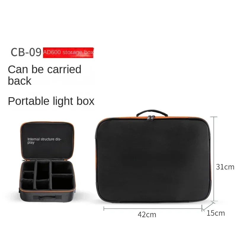 For CB-09 Studio Lighting Equipment Bags Ad360 II AD600 Pro Flash Light Portable Travel Bag Hot sales