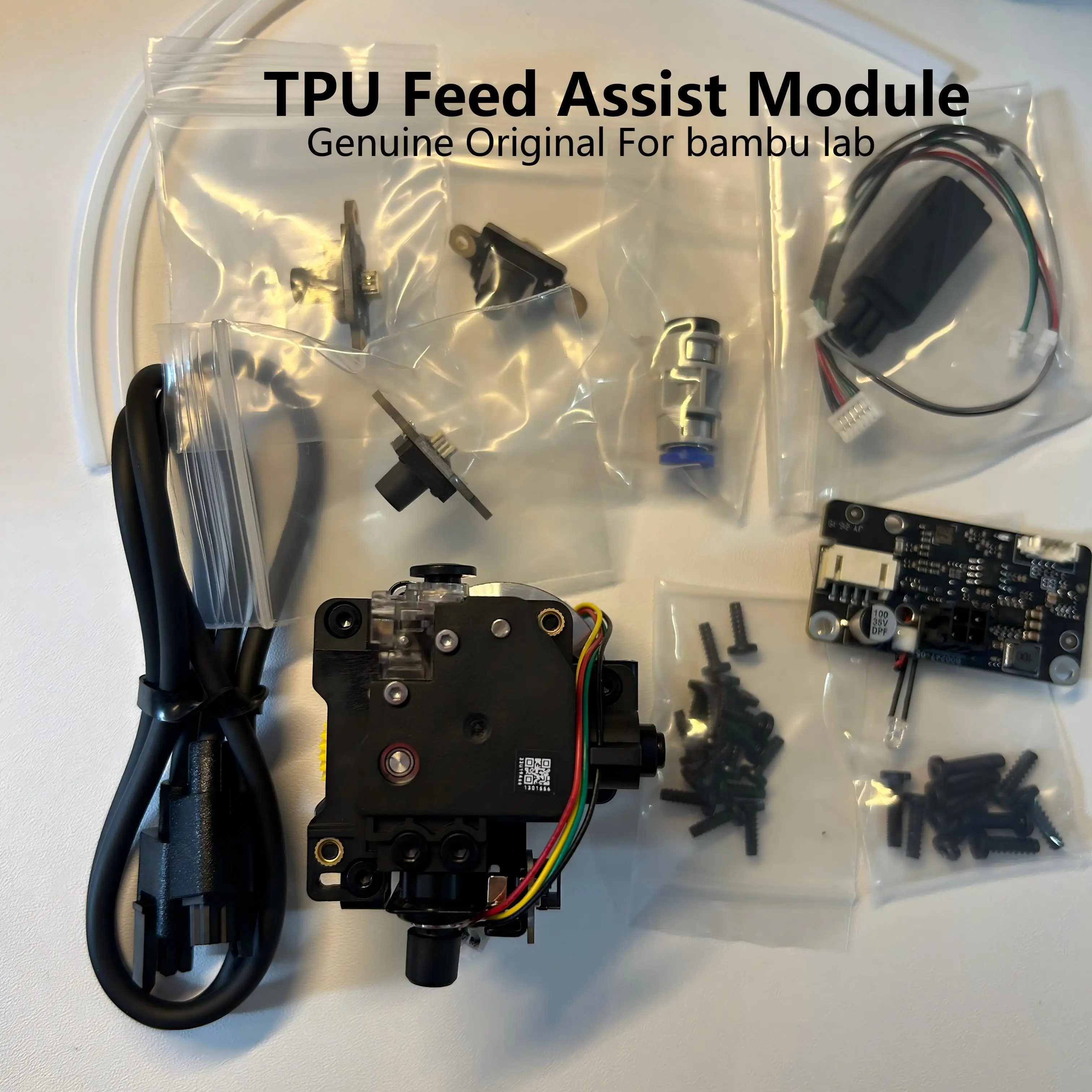 Genuine Original For Bambu Lab H2D H2S H2C X1 P1 P2S X2D TPU Feed Assist Module & H2D TPU High-Flow Kit 3D Printer Accessories