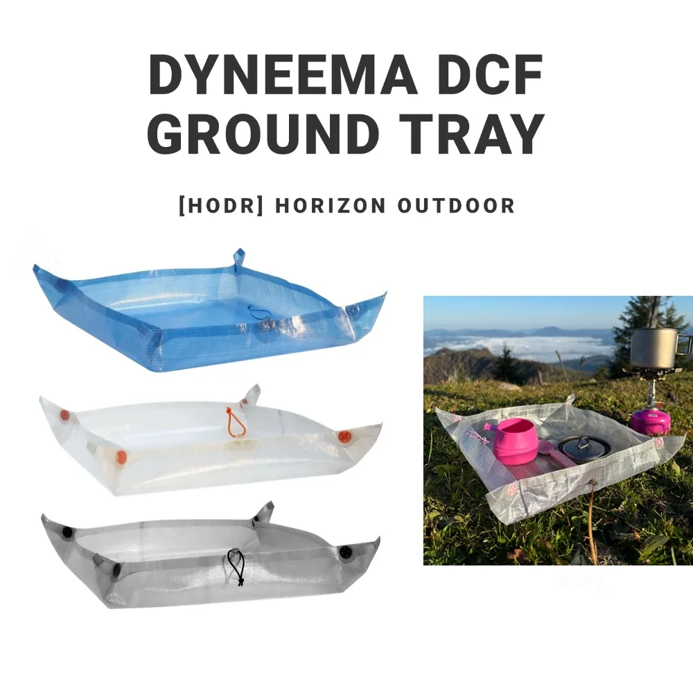 [HODR] Dyneema Tray DCF 1.6oz UL GEAR DCF Ground Pouch Ground Sheet Ultralight 9g Storage Bag Outdoor Hiking Camping Travel