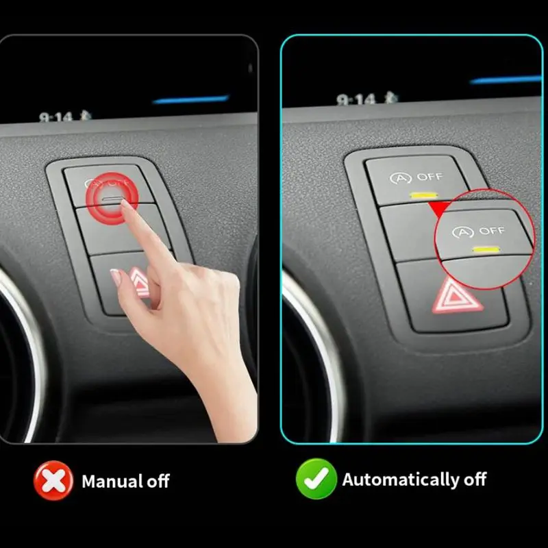 إيقاف تشغيل المحرك المزيل لأودي A1 S1 RS1 8X 2012-2018 سيارة السيارات بدء وإيقاف المانعة التلقائي جهاز التوصيل كابل المفكك